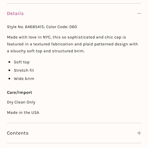 Anna Sui Neo Plaid Hat nwot S - Picture 4 of 8